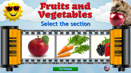 komputer Fruits and Vegetables for Kids