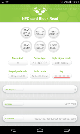 NFC Card Block Read PC