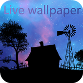 Beautiful NightFall Live Wallpaper