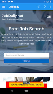 Jobdaily - Job Search, Vacancies & Employment الحاسوب