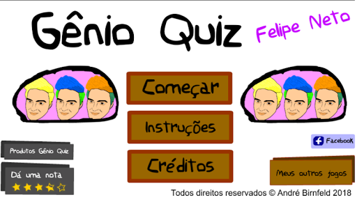 Gênio Quiz Felipe Neto para PC