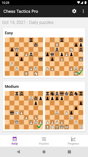 komputer Chess Tactics Pro (Puzzles)