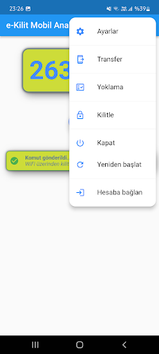 e-Kilit Mobil Anahtar