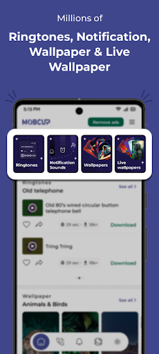 MobCup Ringtones & Wallpapers PC