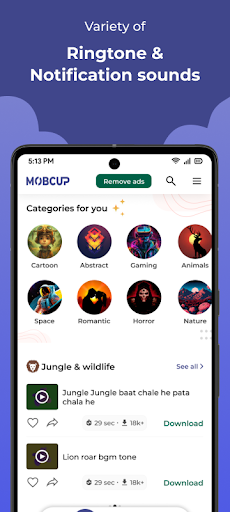 MobCup Ringtones & Wallpapers PC