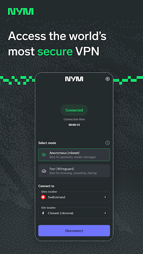 komputer NymVPN: Secure VPN by Nym