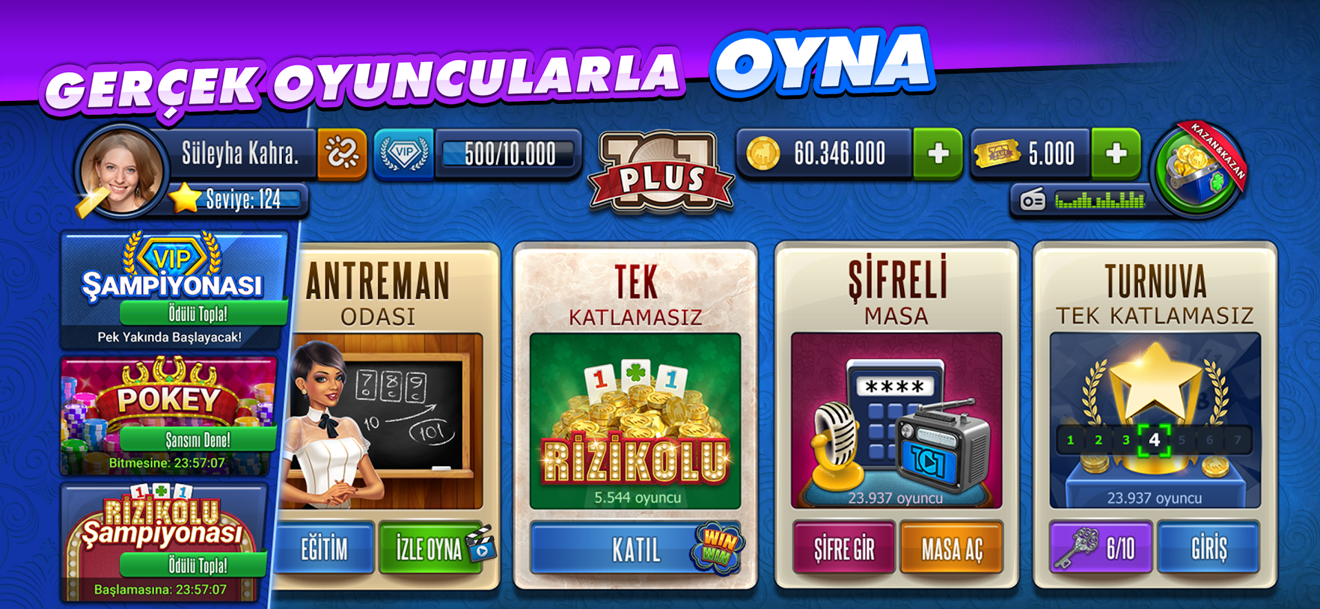 101 Yüzbir Okey Plus PC