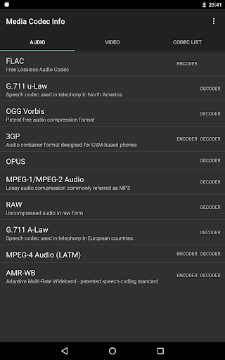 Media Codec Info PC版