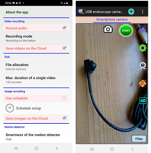 USB OTG camera, Endoscope app PC