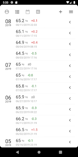 komputer Weight Tracker