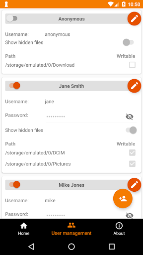 FTP Server - Multiple users PC