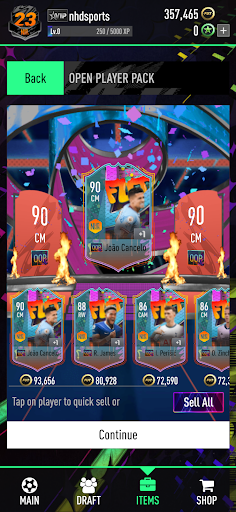 NHDFUT 23 Draft & Packs