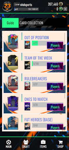 NHDFUT 23 Draft & Packs