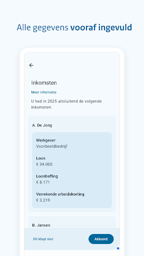 Aangifte Inkomstenbelasting PC