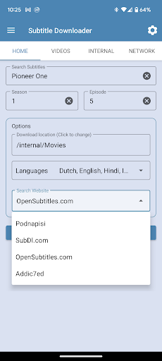 Subtitle Downloader পিসি