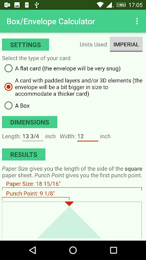 Doos/envelop calculator PC