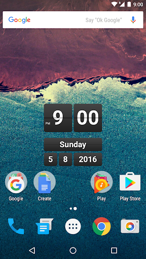 Retro Clock Widget PC