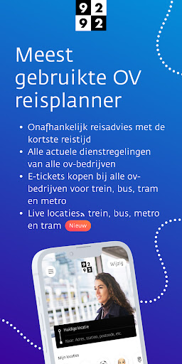 9292 reisplanner OV + e-ticket PC