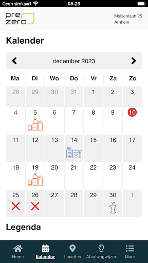 PreZero inzamelwijzer PC
