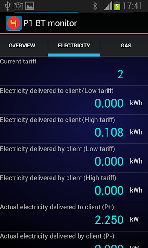 P1 Bluetooth monitor PC