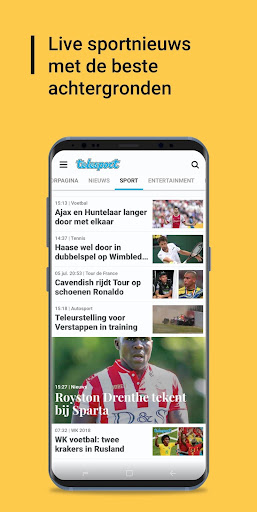 De Telegraaf nieuws-app PC