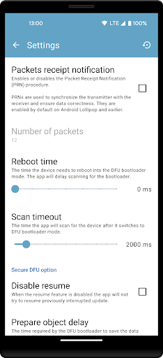 nRF Device Firmware Update PC