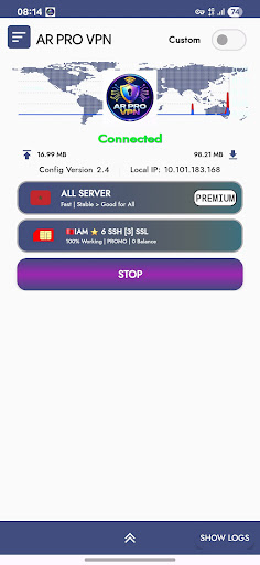 AR PRO VPN پی سی