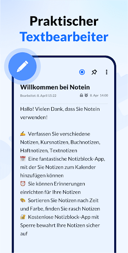 Notizen, Notizblock - Notein