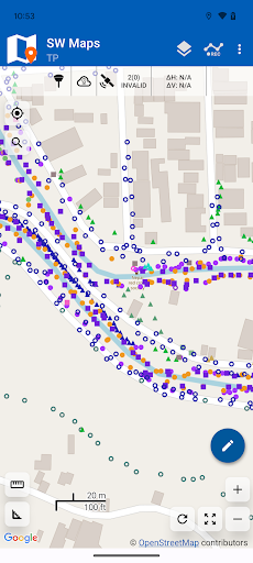 komputer SW Maps - GIS & Data Collector