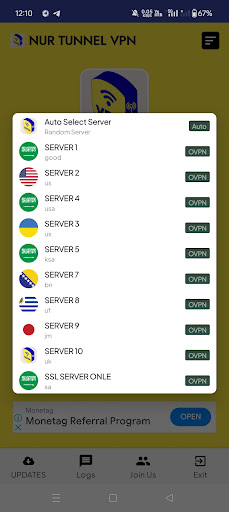 NUR TUNNEL VPN پی سی