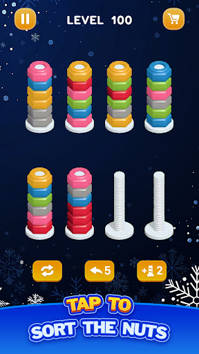 ナット整理・カラーゲーム