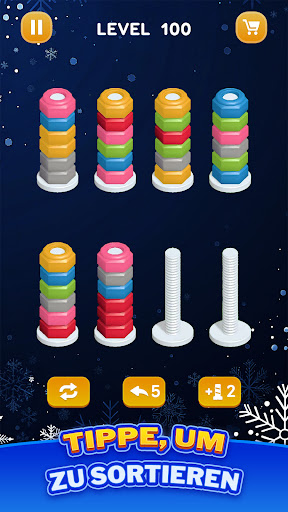 Muttern Sortieren - Farbspiel