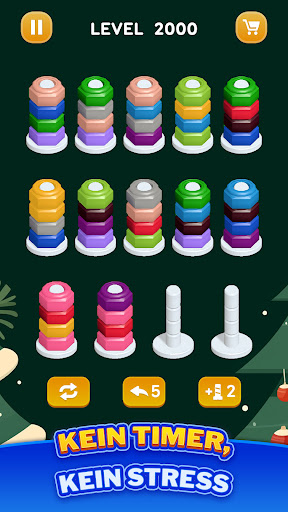 Muttern Sortieren - Farbspiel