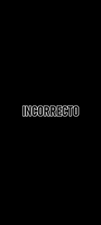 Incorrecto PC
