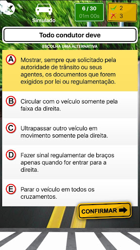 Simulado CNH para PC