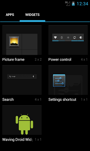 Waving Droid Widget PC