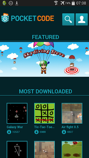 Pocket Code: ¡Programe sus pro