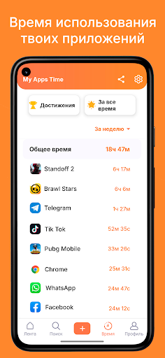 My Apps Time - экранное время телефона