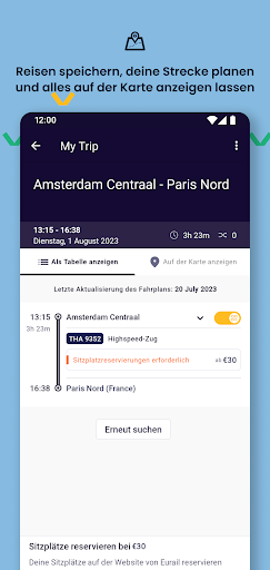 Eurail/Interrail Rail Planer