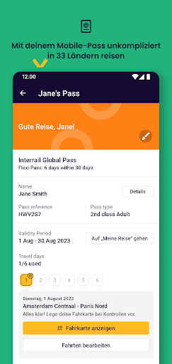 Eurail/Interrail Rail Planer