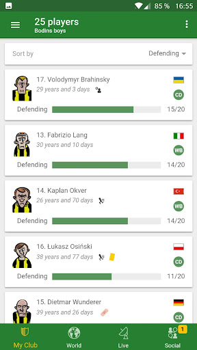 Hattrick Fußballmanager-Spiel PC