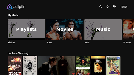 Jellyfin for Android TV PC