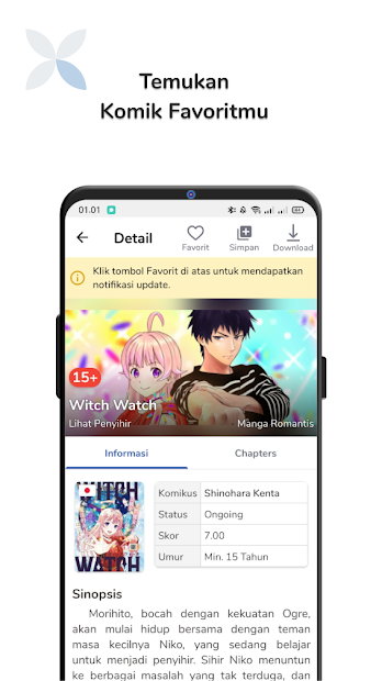 Komiku V4 - Baca komik, maraton dan notifikasi PC