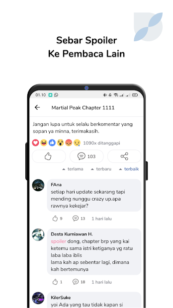 Komiku V4 - Baca komik, maraton dan notifikasi PC