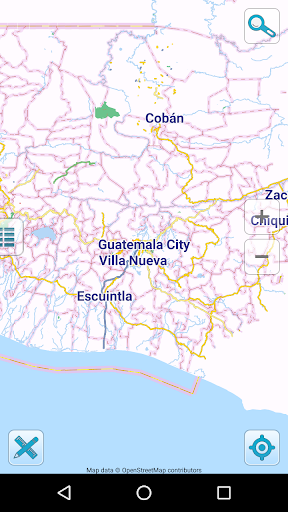 Map of Guatemala offline