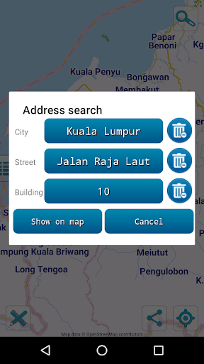 komputer Map of Malaysia offline