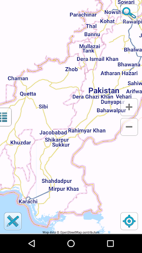 Map of Pakistan offline پی سی