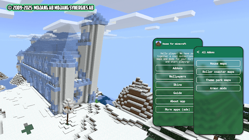 House for minecraft pe PC