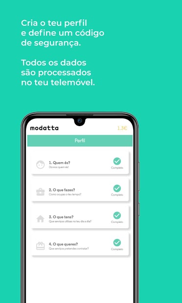 Modatta: ganha dinheiro com os teus dados para PC