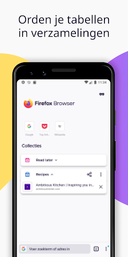 Firefox Browser: snel en privé